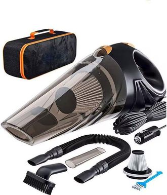 OEM Aspiradora Para Coche - Mini Aspiradora De Mano Port&aacute;til De Alta Potencia Con 3 Accesorios, Cable De 4,8 Metros Y Bolsa - 12 V, Peque&ntilde;o Kit De Accesor