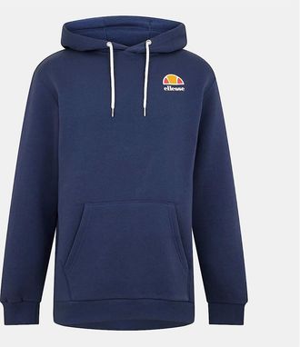 Ellesse Mens Logo Hooded Neck Raglan Sleeve Sweatshirt - Navy - Size: 36