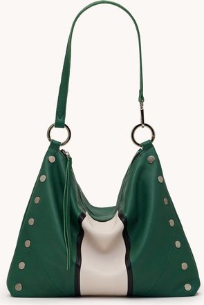 Hammitt Hammitt Kyle Clubhouse Stripe Silver Lrg