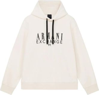 A|X Armani Exchange Hombre, Sudaderas, Blanco, Talla: S
