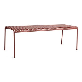 HAY Palissade Tisch, rechteckig, 220 x 90 cm, iron red