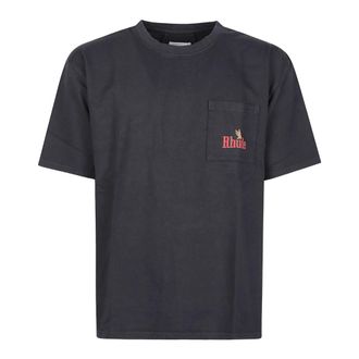 Rhude Camiseta con bolsillo American Spirit - Tops - Hombre - Negro - 2XL