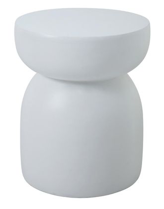 Nordlys Mesa auxiliar interior y exterior en magnesita blanca