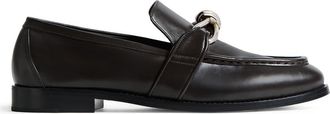Bottega Veneta Astaire Knot Bit Loafer in Espresso/Silver at Nordstrom, Size 13Us