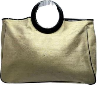Balenciaga Pre-owned Vintage Tote Bag - Dames - Vintage Shopper - Geel - ONE Size - Vintage