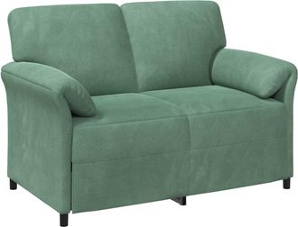 vidaXL Sof&aacute; De 2 Plazas Verde Mar 138 X 83 X 95 Cm Terciopelo Vidaxl