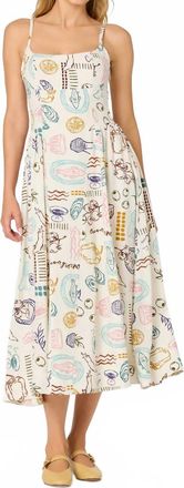 Astr Ansley Dress In Off White Picnic