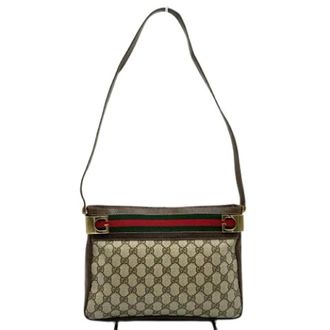 Gucci Pre-owned Shoulder Bags, female, Brown, Size: ONE SIZE Pre-owned Vintage Shoulder Bag