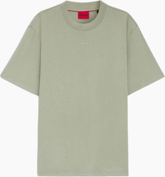 HUGO BOSS Mens HUGO Dapolino T-Shirt S1-26 337 Light Pastel Green - Tan - Size: 40