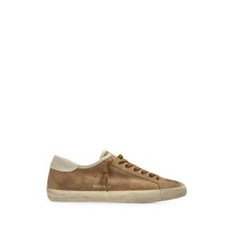 Golden Goose Sneakers Super-Star in Pelle Scamosciata - - Shoes - Uomo - Marrone - 40 EU