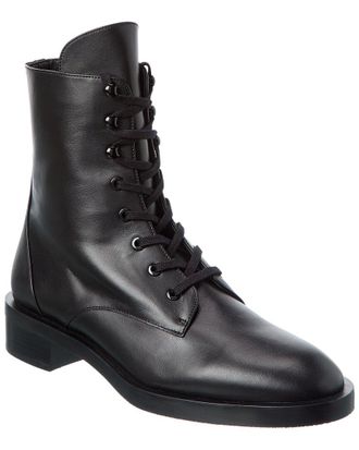 Stuart Weitzman Sondra Sleek Leather Bootie