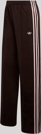 adidas Originals Regular Fit Trainingshose mit Logo-Details in Schoko, Gr&ouml;&szlig;e XS