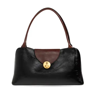 Versace Vivian Medium Leather Bag - female - Versace - Shoulder Bags - Black - ONE SIZE - Bags