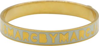 Marc Jacobs Pre-owned Womens by Logo Bangle in Gold Metal - One Size