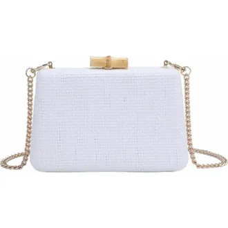 Moda Luxe Melina Evening Bag in White at Nordstrom