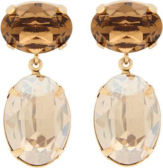 Jennifer Behr Lenora 18kt Gold-plated Drop Earrings - One Size