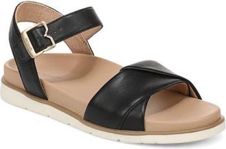 Dr. Scholls Free To Move Quarter Strap Sandal in Black at Nordstrom, Size 9.5