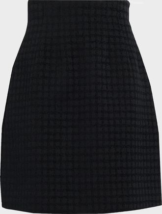 Toteme Curved Chenille Mini Skirt