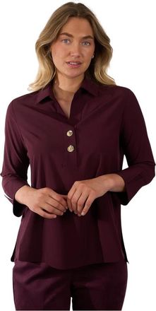 Joseph Ribkoff Blouses & Shirts - Dames - Blouses - Paars - S - Polyester - Overhemden