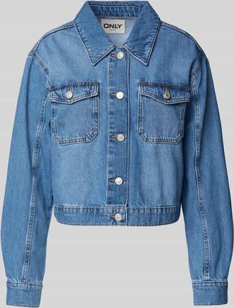 Only Regular Fit Jeansjacke aus reiner Baumwolle Modell LUMI in Jeansblau, Gr&ouml;&szlig;e M
