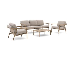 Forza Furniture Forza Cuneo stoel-bank loungeset 4-delig