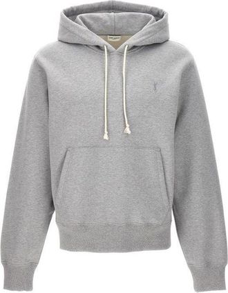 Saint Laurent Gray Cotton Mens Sweatshirt