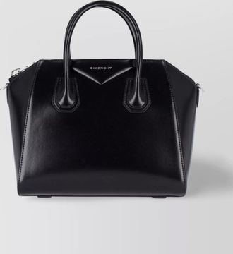 Givenchy compact leather shoulder bag with detachable strap