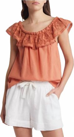 Cleobella Paulina Top In Apricot Brandy