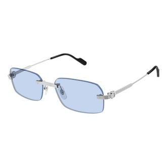 Cartier Sunglasses, unisex, Gray, Size: 54 MM Stylish Sunglasses with Sun Protection