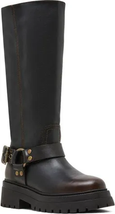 Steve Madden Everest Harness Boot in Brown Leather at Nordstrom, Size 8.5