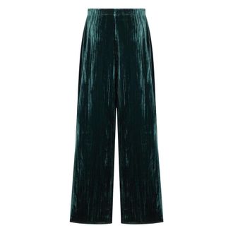 Emporio Armani Dames, Broeken, Groen, Maat: XL Katoen