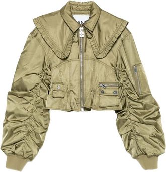 Ganni Duchess Bomber Jacket