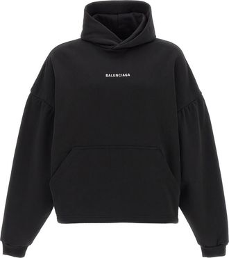 Balenciaga Black Balenciaga Back Hoodie