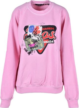 Dsquared2 Cotton Sweatshirt - Pink
