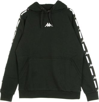 Kappa Hoodie - Heren - Hoodies - Zwart - M - Katoen - Hoodies & sweatvesten