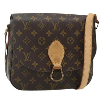Louis Vuitton Pre-owned Cross Body Bags, female, Brown, Size: ONE SIZE Pre-owned Saint Cloud Shoulder Bag