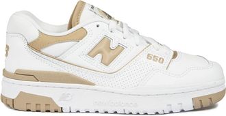 New Balance Sneakers, female, White, 7 UK, White Leather Logo Trainers