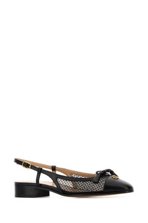 Valentino Garavani 8w2s0mh0pdy 0no Nero Ballerine Flat Shoes