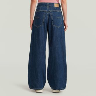 G-Star Skater High Loose Jeans - Donkerblauw - Dames