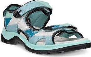 Ecco Yucatan Patchwork Sandal in Multicolor Aquatic at Nordstrom Rack, Size 10-10.5Us / 41Eu