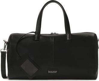 Kazar Leren tas in sportieve stijl - Dames - Weekendtassen - Zwart - ONE Size - Leer - Tassen