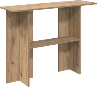 vidaXL Mesa Consola Roble Artisan 100 X 30 X 75 Cm Vidaxl