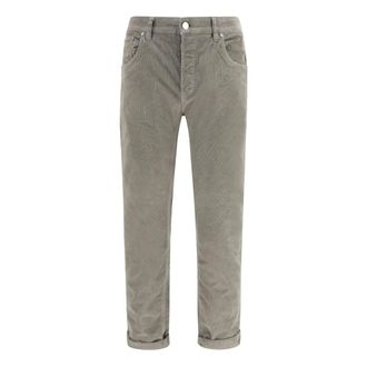 Pantaloni Torino Cotton Pants - Heren - Broeken - Grijs - Maat: W34 Katoen
