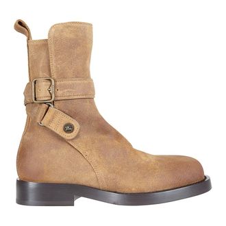 Burberry Ankle Boots, female, Brown, Size: 8 1/2 US Buckle Ankle Boots
