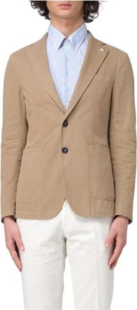 Manuel Ritz Elegante Linnen Blazer met Zakken - Heren - Blazers - Bruin - XL - Linnen - Jassen