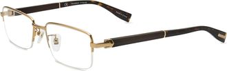 Trussardi Mens 54 mm Gold Opticals