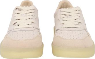 Autry Multicolour Light Beige Suede Leather Sneakers