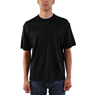 Emporio Armani Heren, Tops, Blauw, Maat: S