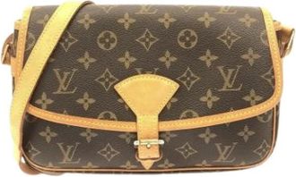 Louis Vuitton Pre-owned Cross Body Bags, female, Brown, Size: ONE SIZE Pre-owned Sologne Shoulder Bag