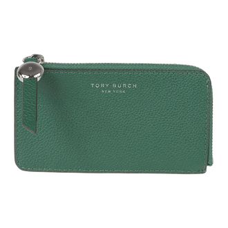 Tory Burch Tory Burch, Wallets & Cardholders, female, Green, Size: ONE SIZE Romy Zip-Around Card Holder